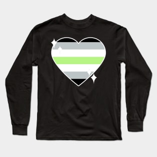 Kawaii Pride Collection - Agender Long Sleeve T-Shirt